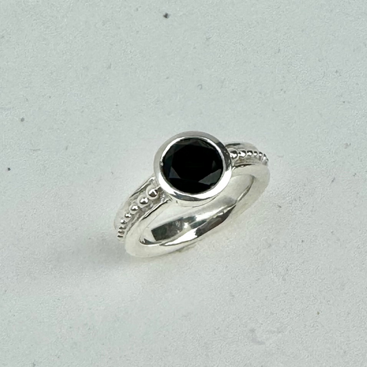 The Boss Ring - Onyx - Silver