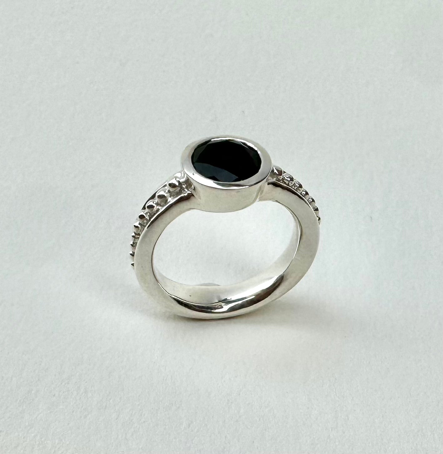 The Boss Ring - Onyx - Silver