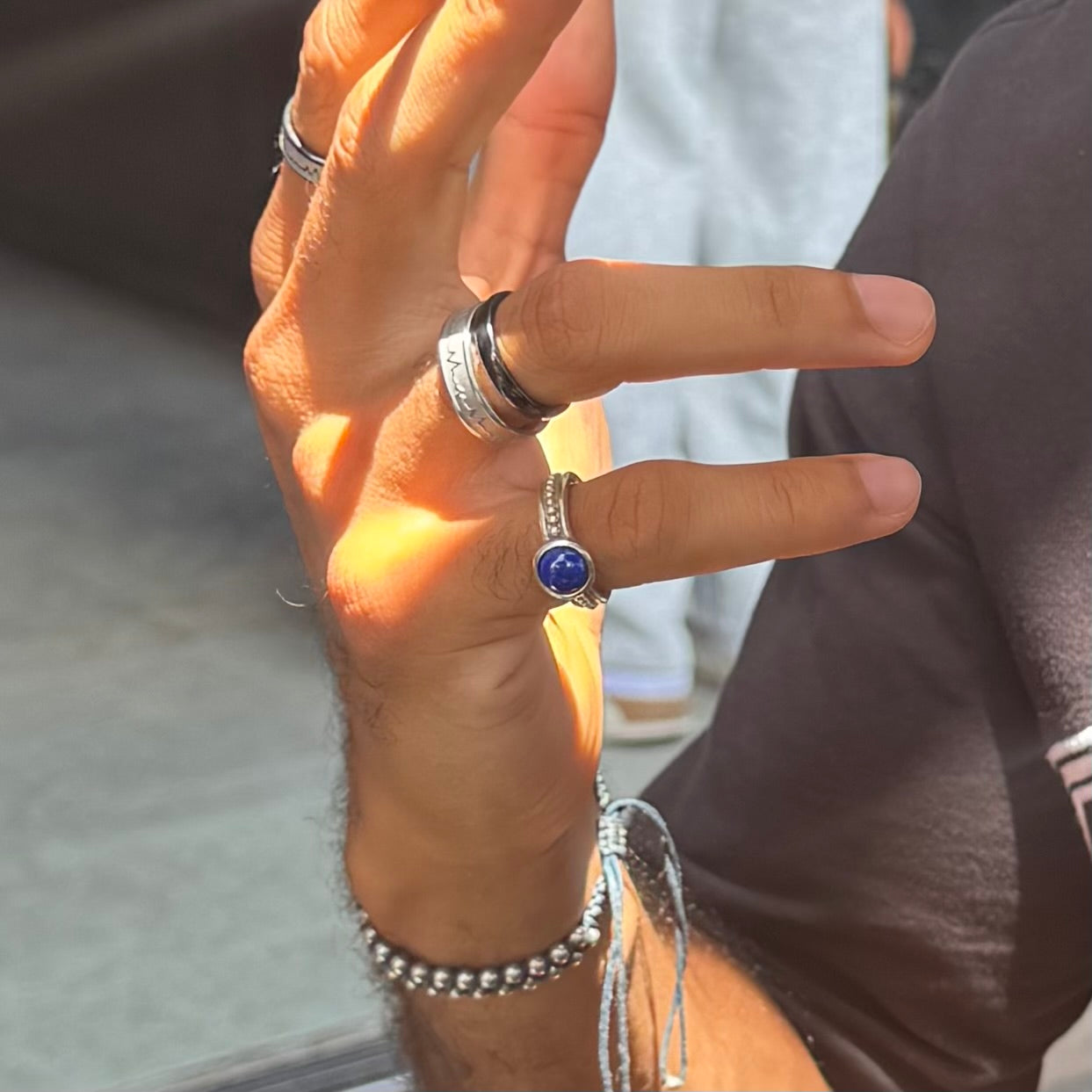The Boss Ring Blue