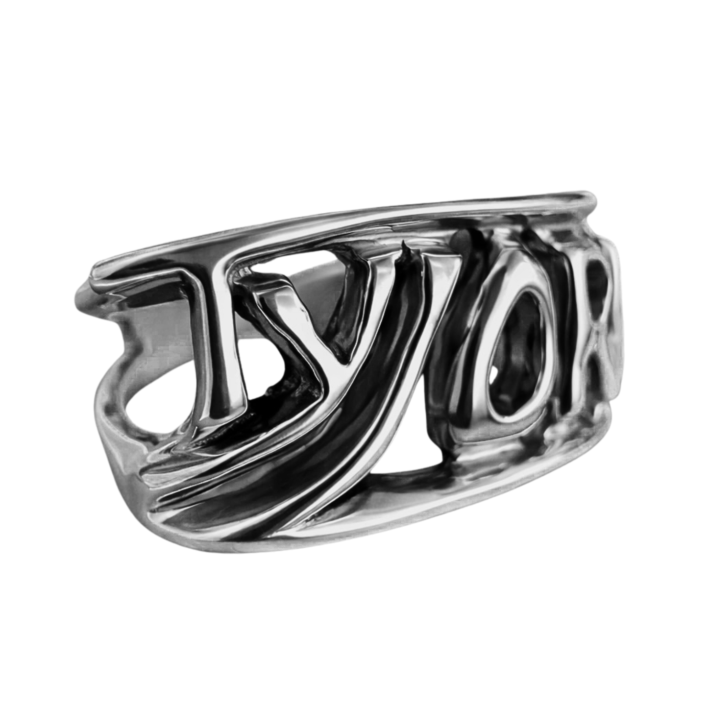 Custom Signature Name Ring