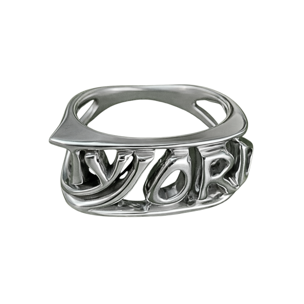 Custom Signature Name Ring